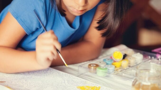 Malen nach Zahlen für Kinder Malen nach Zahlen für Kinder